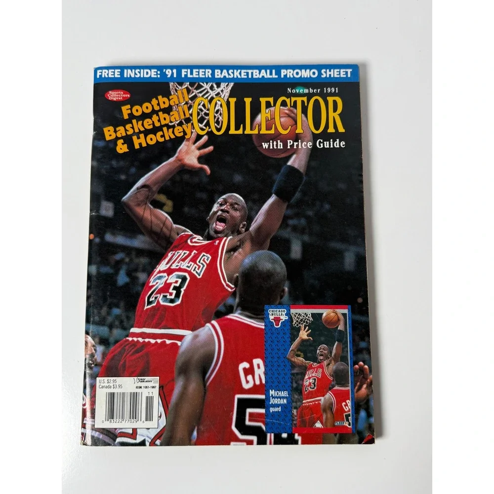 1991 Sports Collectors Digest Football Basketball Collector Michael Jordan